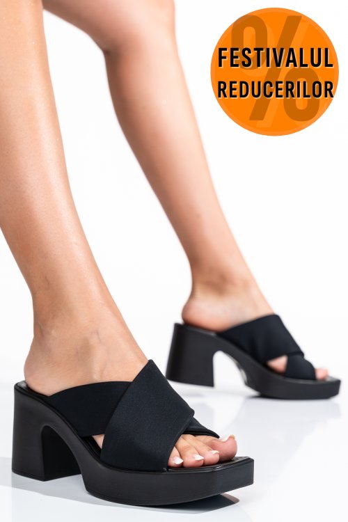 Sandale negre 6s77696607