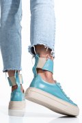 PANTOFI SPORT TURCOAZ PIELE NATURALA 3S77023