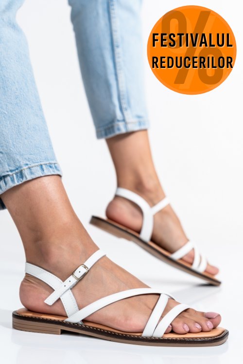 Sandale white piele naturala 12536090