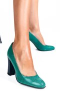 PANTOFI DAMA GUBAN PIELE NATURALA VERZI CRO 3S77577