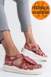 Sandale rosii piele naturala 9k69