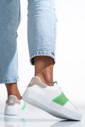 BENETON, PANTOFI SPORT WHITE GREEN BTW314120