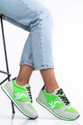 BENETON, PANTOFI SPORT GREEN WHITE BTW313101