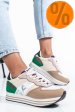 Gas, pantofi sport beige gaw313915