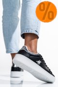 U.S. GRAND POLO, PANTOFI SPORT BLACK SILVER GPW314213