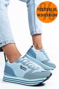 GAS, PANTOFI SPORT LIGHT BLUE GAW313910