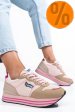 Gas, pantofi sport beige pink gaw313910