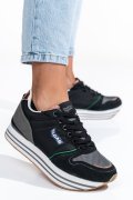 GAS, PANTOFI SPORT BLACK GAW313911
