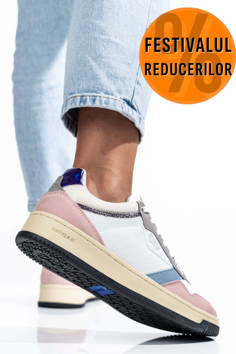 GAS, PANTOFI SPORT COLOR GAW314305