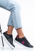 BENETON, PANTOFI SPORT BLACK FUCHSIA BTW314000