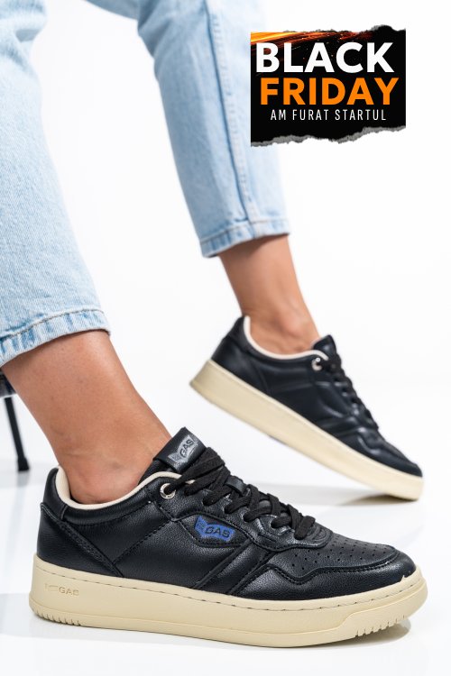 Gas, pantofi sport black gaw314301