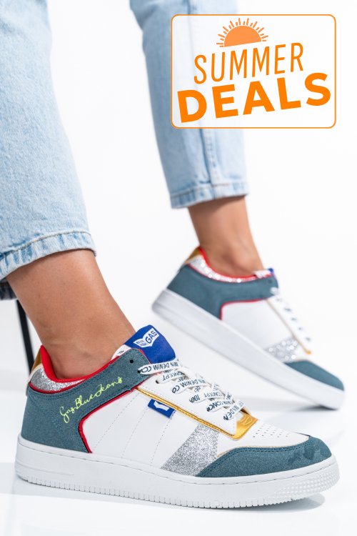 Gas, pantofi sport white gaw314206