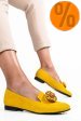 Balerini galbeni piele naturala intoarsa 2s7757br