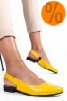 Sandale galbene piele naturala 6s7700x
