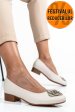 Pantofi bej floral piele naturala 2s7756br