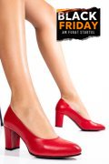 PANTOFI ROSII PIELE NATURALA 3S77015