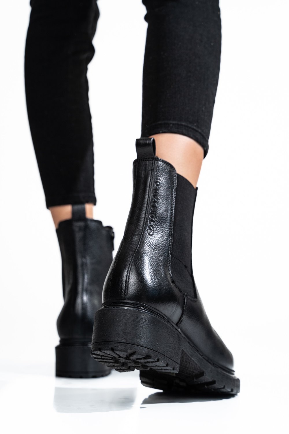 TOM TAILOR, GHETE DAMA BLACK 4S77258101