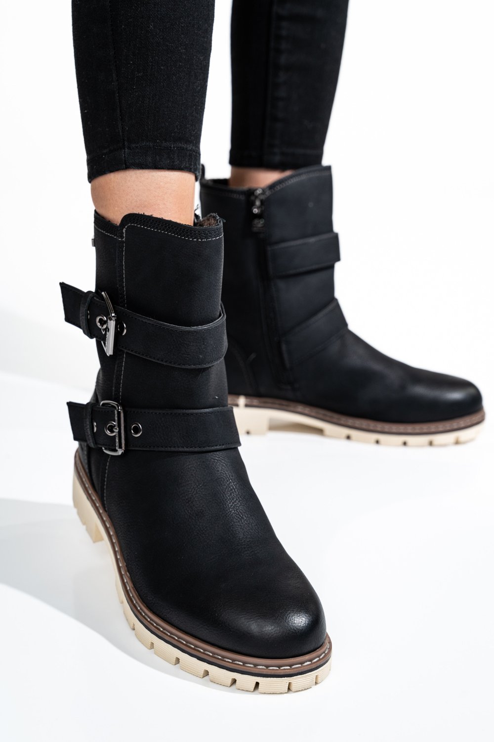 TOM TAILOR, GHETE FEMEI NEGRE 4S77298307