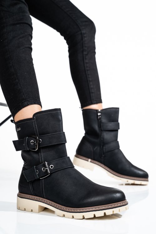 Tom tailor, ghete femei negre 4s77298307
