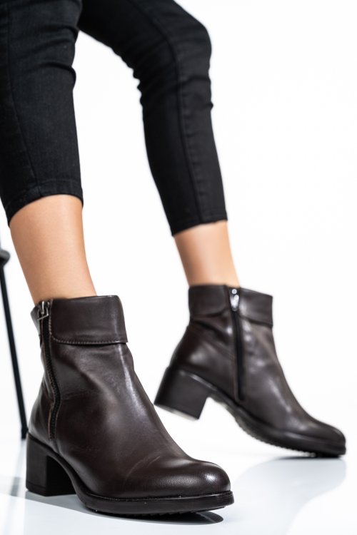 Ghete dama piele naturala maro 8s77608