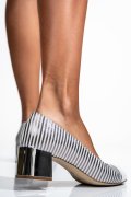 PANTOFI ALBI PIELE NATURALA 1882P-1113