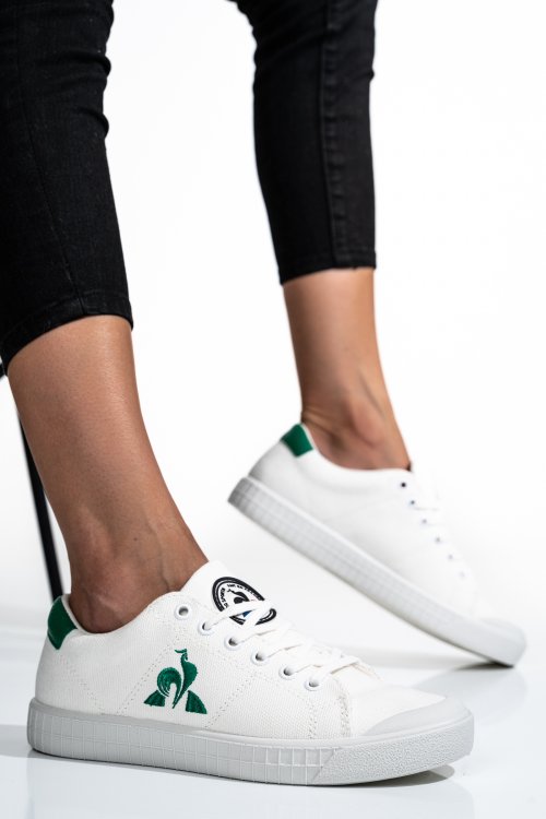 Le coq sportif, pantofi sport white green tennis