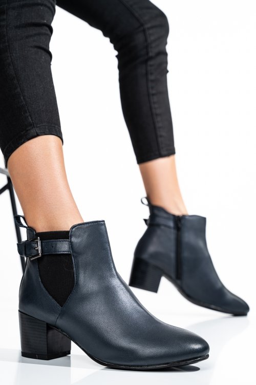Ghete bleumarin piele naturala 8s77788