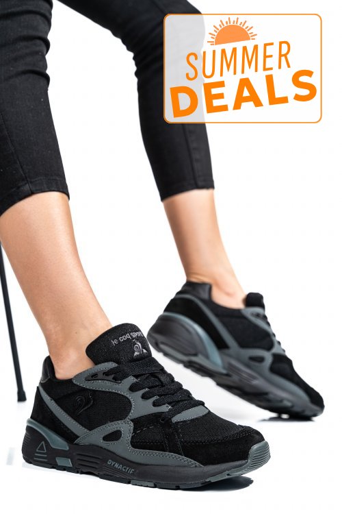 Le coq sportif, pantofi sport black lcs r850