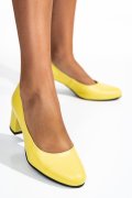 PANTOFI GALBENI PIELE NATURALA 1S77509