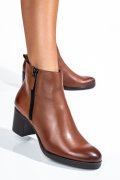 BOTINE FEMEI PIELE NATURALA MARO DESCHIS WS77H-114H16