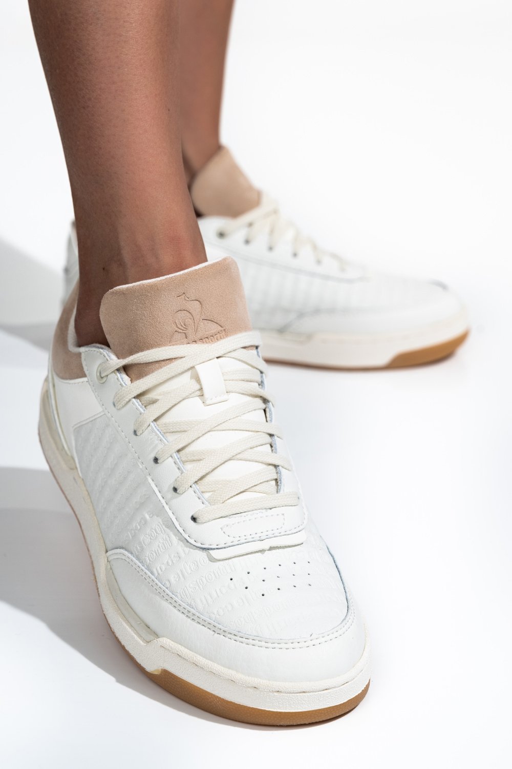 LE COQ SPORTIF, PANTOFI SPORT WHITE PARK W MONOGRAMME