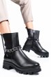 Ghete femei piele naturala negre 2s77ns0021301