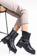 GHETE FEMEI PIELE NATURALA NEGRE 2S77NS0021301