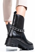 GHETE FEMEI PIELE NATURALA NEGRE 2S77NS0021301