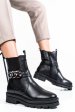 Ghete femei piele naturala negre 2s77ll0051301