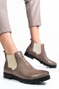 GHETE FEMEI PIELE NATURALA TAUPE 46-673-130
