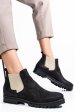 Ghete dama piele naturala bleumarin 46-673-130