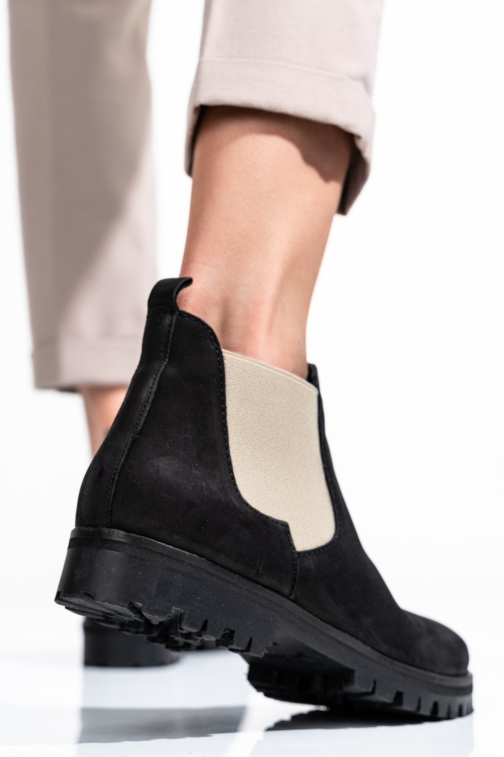 GHETE DAMA PIELE NATURALA BLEUMARIN 46-673-130