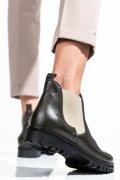 GHETE FEMEI PIELE NATURALA OLIVE 46-673-130