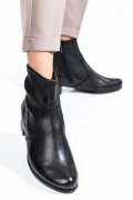 RIEKER, GHETE FEMEI PIELE NATURALA NEGRE 78674-00