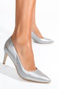 PANTOFI DAMA GUBAN ARGINTII PIELE NATURALA 1S77218