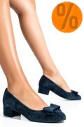 PANTOFI DAMA GUBAN PIELE NATURALA INTOARSA BLEUMARIN 3S77484