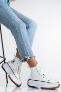 CONVERSE, SNEAKERS WHITE RUN STAR HIKE HI