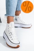 CONVERSE, SNEAKERS WHITE RUN STAR HIKE HI