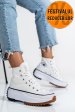 Converse, sneakers white run star hike hi