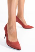 PANTOFI DAMA GUBAN PIELE NATURALA INTOARSA BORDO 1S77206