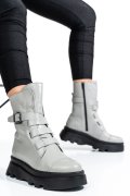 GHETE DAMA PIELE NATURALA GRI 2S7722866NP