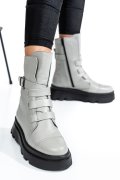 GHETE DAMA PIELE NATURALA GRI 2S7722866NP