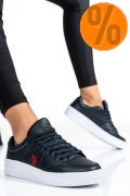 U.S. POLO ASSN, PANTOFI SPORT NAVY PIELE NATURALA VASILYY