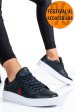 U.s. polo assn, pantofi sport navy piele naturala vasilyy